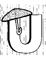 Letter U Coloring Page