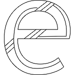 Lowercase E Coloring Page