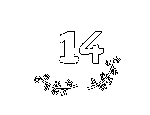 14 Number and Things Coloring Page