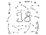 18 Number and Things Coloring Page
