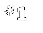 1 Number and Things Coloring Page
